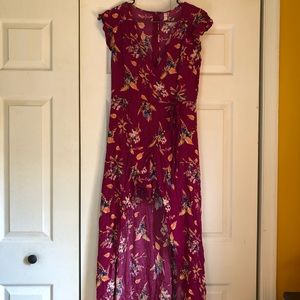 Xhilaration long flowy romper